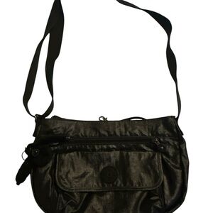 Kipling U-shaped Black Crossbody Bag